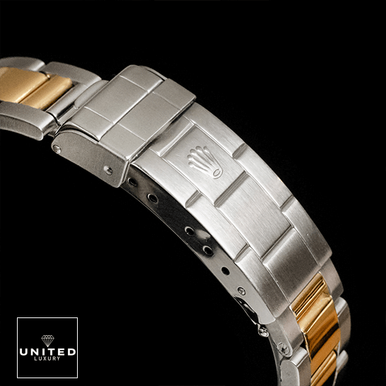 Rolex Two Tone 16803 Oyster Dial Replica rolex logo on the buckle