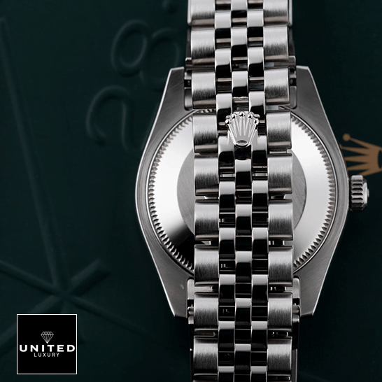 Rolex Datejust 178384-0017 White Gold Black & Diamond Dial Replica 6 Rolex Datejust 178384 Stainless Steel Jubilee Bracelet Replica on the rolex box