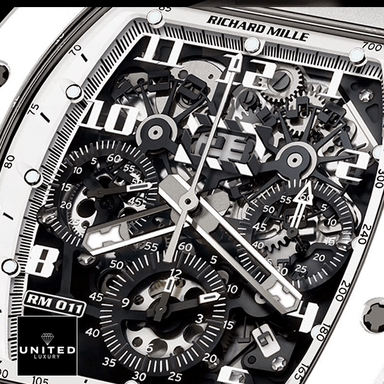 Richard Mille Limited Replica 2 Richard Mille RM011 FM Black Dial Replica close analog view
