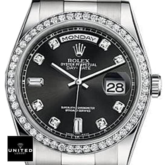 Rolex Day-Date White Diamond Replica 1 Rolex Day-Date White Diamond Bezel Replica
