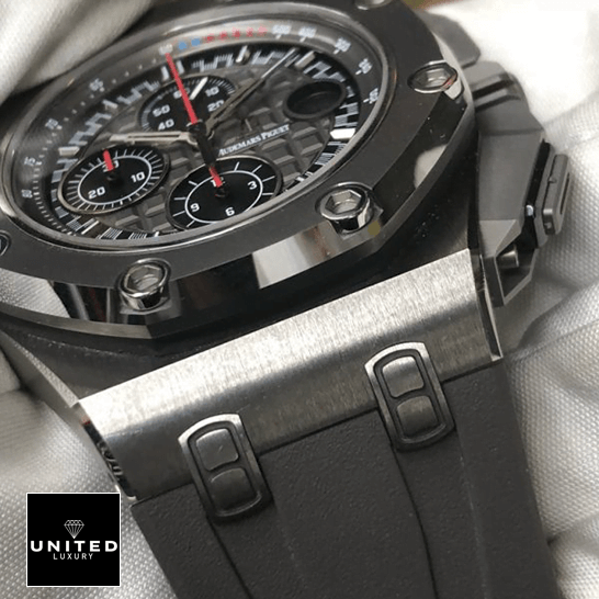 AP Schumacher Titanium Replica 6 Audemars Piguet Royal Oak Carbon Case Grey Rubber Bracelet Replica