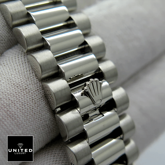 Rolex Roman Numerals Replica 4 Rolex Day-Date II Stainless Steel 218206 Oyster Replica