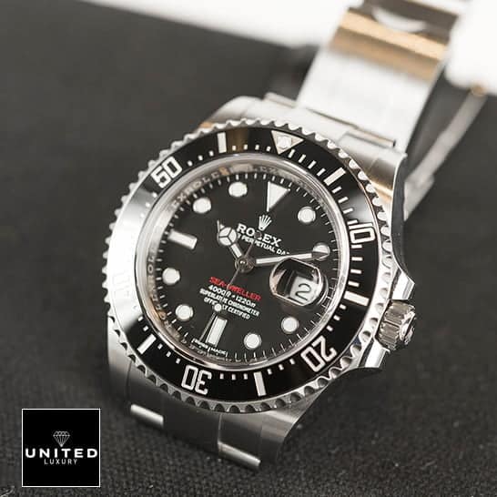 Rolex Sea-Dweller Black Replica 2 Rolex Sea-Dweller Stainless Steel case 126603-0001 Oyster Replica