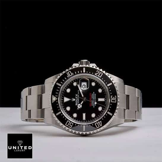 Rolex Sea-Dweller Black Replica 1 Rolex Sea-Dweller 126603-0001 Replica Black-White backround