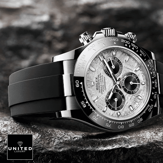 Rolex Cosmograph Daytona White Gold Meteorite 116519LN Replica 4 Rolex Daytona M116519LN Meteorite Dial Replica on the Stones