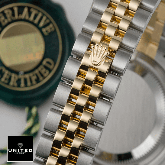Rolex Datejust 279173-0019 Replica 3 Rolex Lady-Datejust 279173-0019 Jubilee Bracelet on the Rolex logo Replica