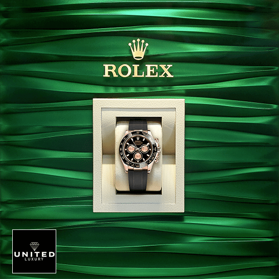 Rolex Daytona Cosmograph Automatic Rose Gold 116515LN-0012 Replica Green Wave Background