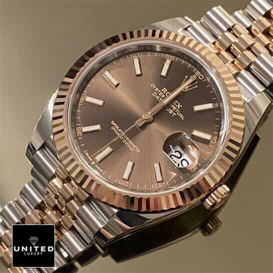 Rolex Datejust 126331 Everose Gold Automatic Chocolate Dial Jubilee Replica 6 rolex-126331-chocolate-replica-luxurywatch-2