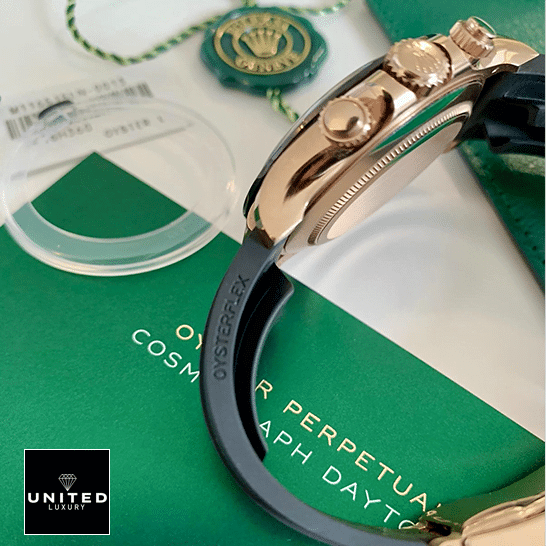 Rolex Cosmograph Daytona 116515LN-0014 Everose Case Replica Button & Crown Pusher