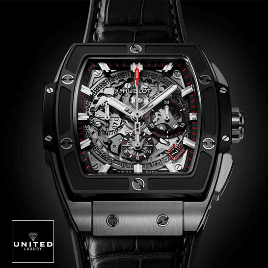 Hublot Spirit Of BigBang Replica 1 Hublot Spirit Of Big Bang 45 Titanium Ceramic Replica black background