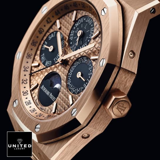 Ap 26574BA Replica 2 AP Royal Oak 26574BA.OO.1220BA.01 Rose Gold Case Replica