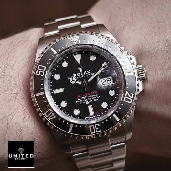 Rolex Sea-Dweller Black Replica 3 Rolex Sea-Dweller Black Dial 126603-0001 Oyster Replica