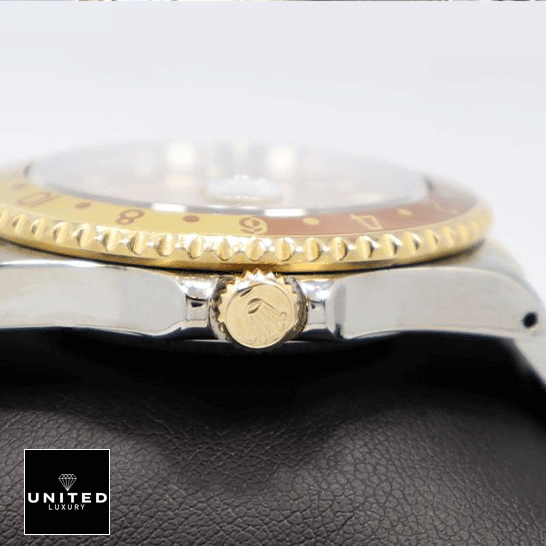 Rolex Submariner Date 126613LN Two-Tone Bezel Replica Yellow Gold Crown Pusher