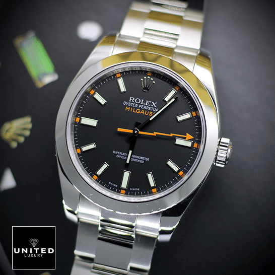 Rolex Milgauss Black 116400 Replica 3 Rolex Milgauss 116400 Black Dial Oyster Replica