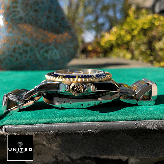 Rolex Submariner 16613 S.Steel Gold Crown Pusher Replica