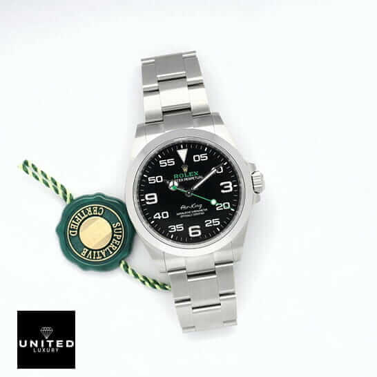Rolex Air King 126900 Black Replica 3 Rolex Air King 126900 Replica Oyster Bracelet